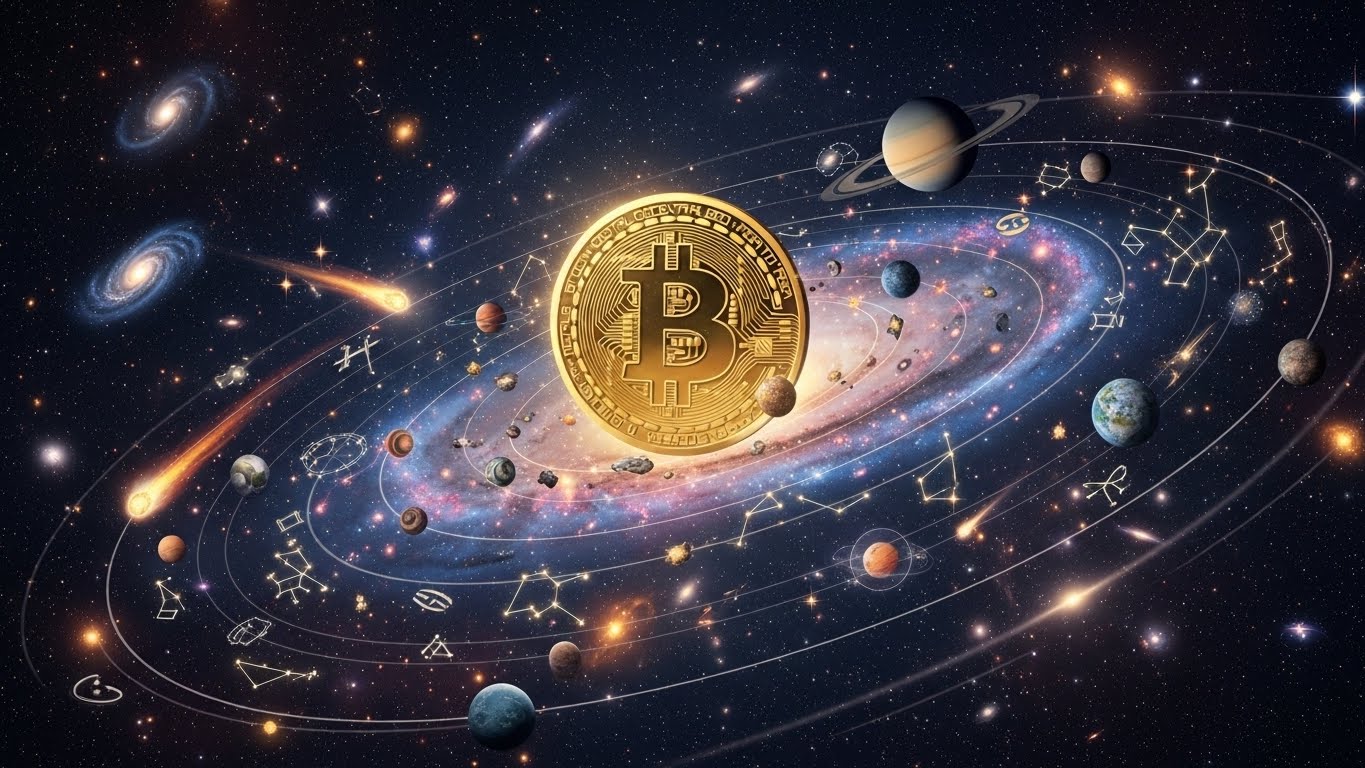 「ビットコイン「天体サイクル（星の動き）」